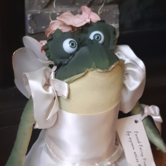 Frog Doll handmade ballerina unique odd drama Forest Fairy number 155